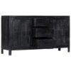 Casa Black Sideboard Solid Mango Wood