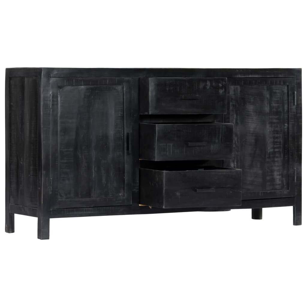 Casa Black Sideboard Solid Mango Wood