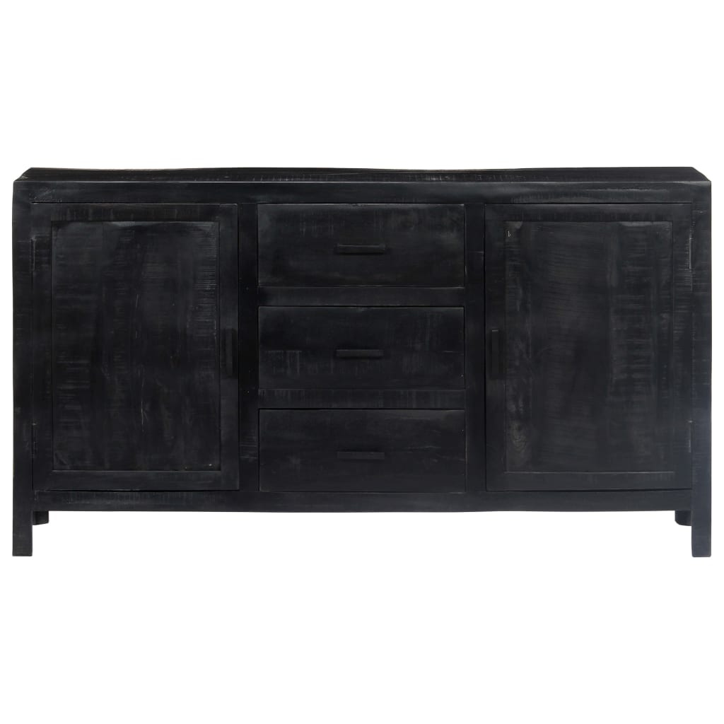 Casa Black Sideboard Solid Mango Wood