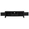 Casa Black TV Cabinet 118x30x40 cm Solid Mango Wood