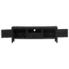 Casa Black TV Cabinet 118x30x40 cm Solid Mango Wood