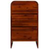 Chest of Drawers Solid Acacia Wood 45x37x75 cm