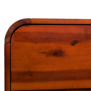 Chest Of Drawers Solid Acacia Wood 45X37X75 Cm