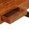 Coffee Table Solid Acacia Wood 100x50x30 cm Brown