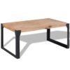 Industrial Coffee Table Acacia Wood
