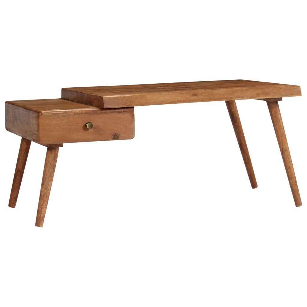 Coffee Table Solid Acacia Wood 100x60x45 cm
