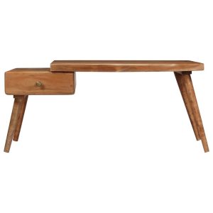 Coffee Table Solid Acacia Wood 100X60X45 Cm
