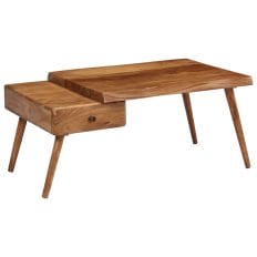 Coffee Table Solid Acacia Wood 100x60x45 cm