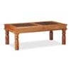 110cm Jali Indian Style Thakat Coffee Table Solid Acacia Wood