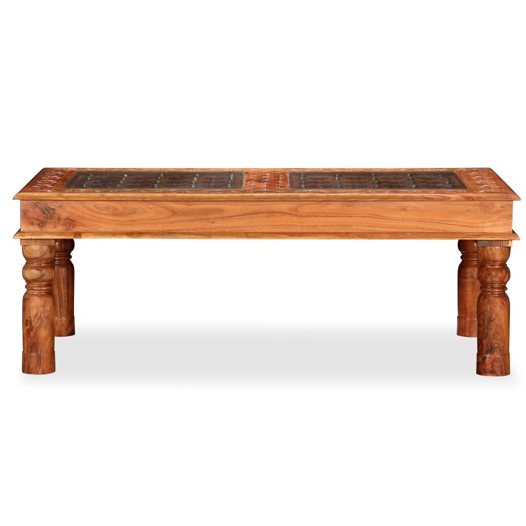 Coffee Table Solid Acacia Wood 110x60x40 cm