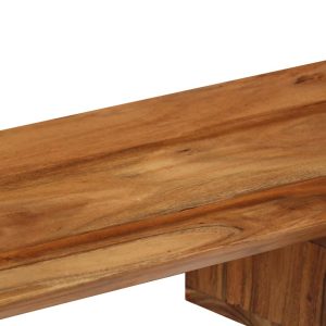 Coffee Table Solid Acacia Wood 120x50x45 cm