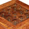 Coffee Table Solid Acacia Wood 45x45x40 cm