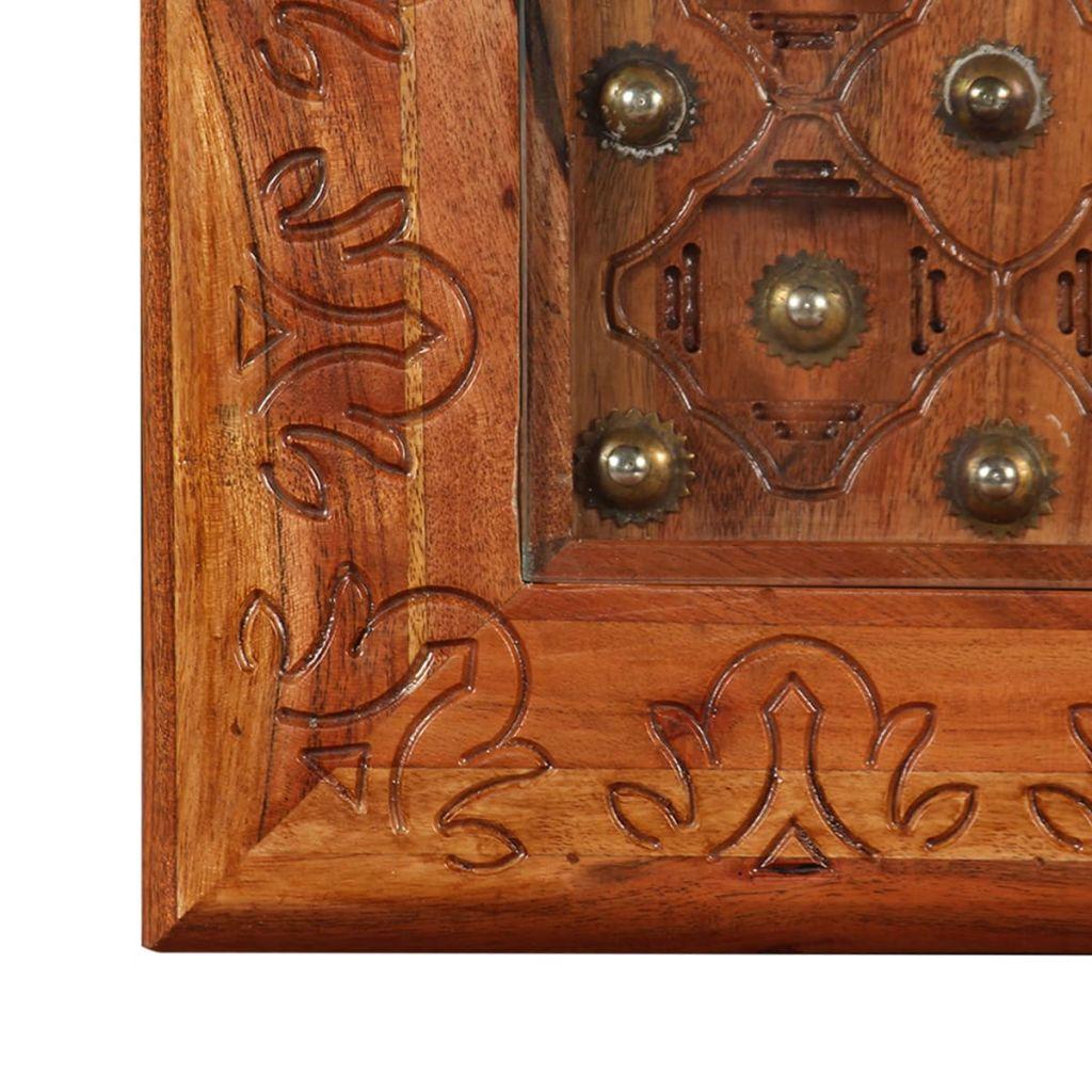 Coffee Table Solid Acacia Wood 45x45x40 cm