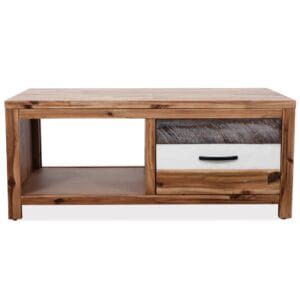 Coffee Table Solid Acacia Wood 90x50x37.5 cm