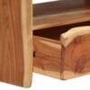 Coffee Table & TV Stand Solid Acacia Wood Live Edges 90x50x40 cm Natural