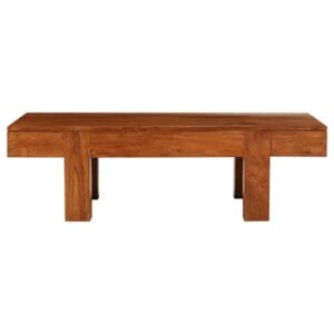 Coffee Table Solid Acacia Wood Sheesham Finish 100x50x30 cm