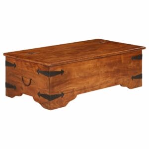 Coffee Table Solid Acacia Wood Sheesham Finish 120x60x40 cm