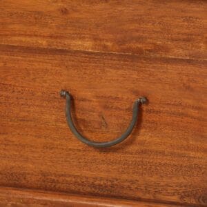 Coffee Table Solid Acacia Wood Sheesham Finish 80x80x40 cm