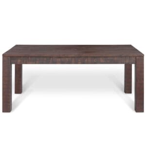 Coffee Table Solid Acacia Wood Smoke Look 105x55x45 cm