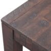 Coffee Table Solid Acacia Wood Smoke Look 105x55x45 cm
