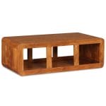 Coffee Table Solid Wood with Sheesham Finish 90x50x30 cm 5