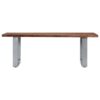 Coffee Table with Live Edges 115x60x40 cm Solid Acacia Wood