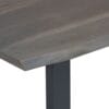 Coffee Table with Live Edges Grey 115x60x40cm Solid Acacia Wood
