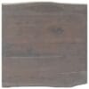 Coffee Table with Live Edges Grey 60x60x40 cm Solid Acacia Wood