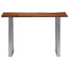 Console Table 115x35x76 cm Solid Aacia Wood and Iron