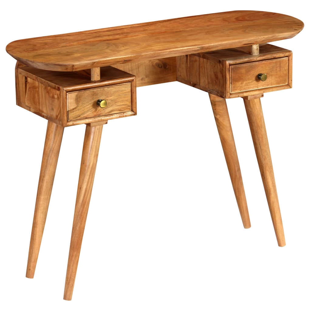 Console Table Solid Acacia Wood 100x35x75 cm