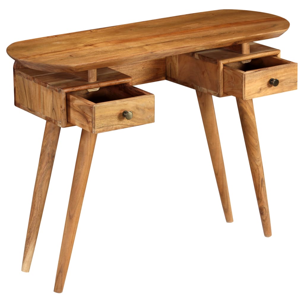 Console Table Solid Acacia Wood 100x35x75 cm