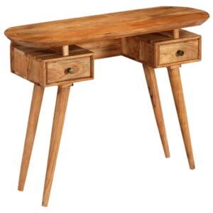 Console Table Solid Acacia Wood 100x35x75 cm