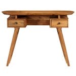Console Table Solid Acacia Wood 100x35x75 cm 5