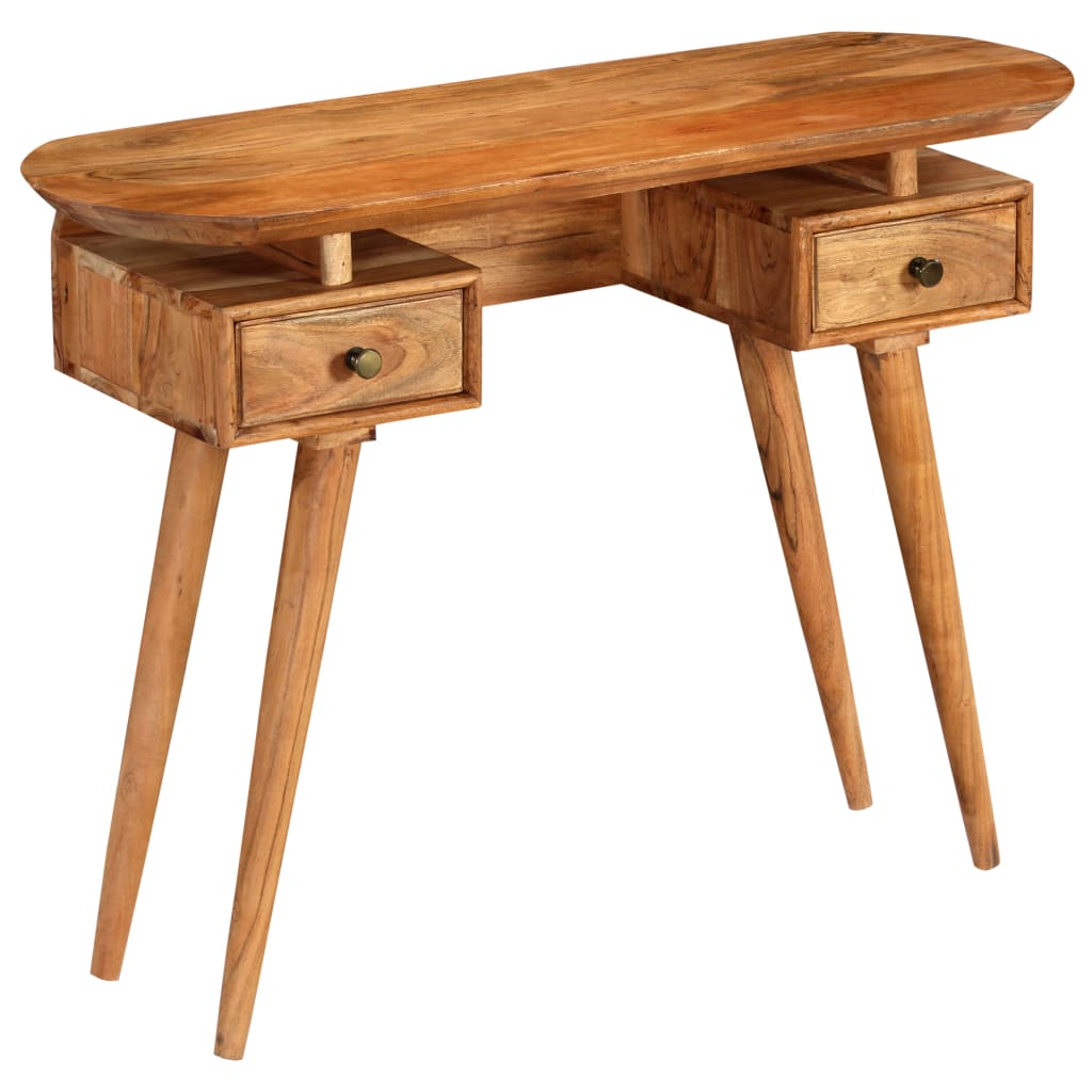 Console Table Solid Acacia Wood 100x35x75 cm