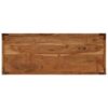 Console Table Solid Acacia Wood 101x35x80 cm Brown