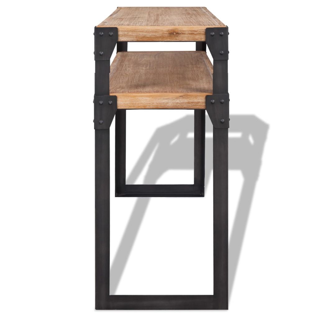 Console Table Solid Acacia Wood 120x40x85 cm