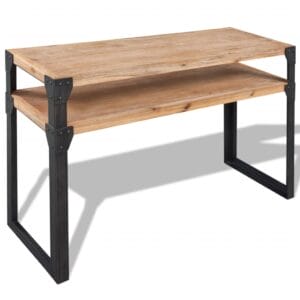 Industrial Console Table Acacia Wood
