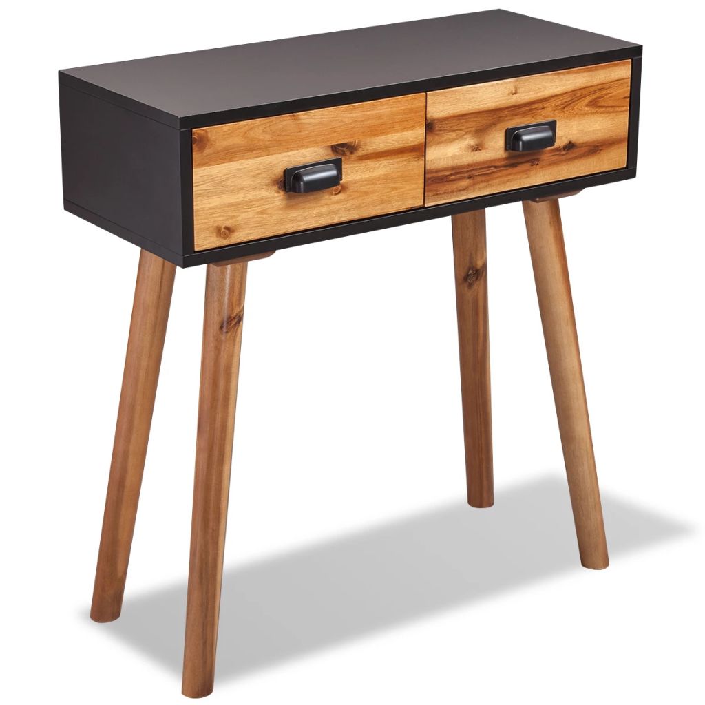 Console Table Solid Acacia Wood 70x30x75 cm