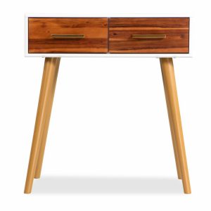 Console Table Solid Acacia Wood 70X30X75 Cm