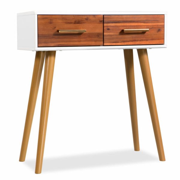 Console Table Solid Acacia Wood 70X30X75 Cm