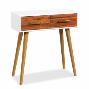 Console Table Solid Acacia Wood 70x30x75 cm
