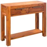 Console Table Solid Acacia Wood 86x30x75 cm 1