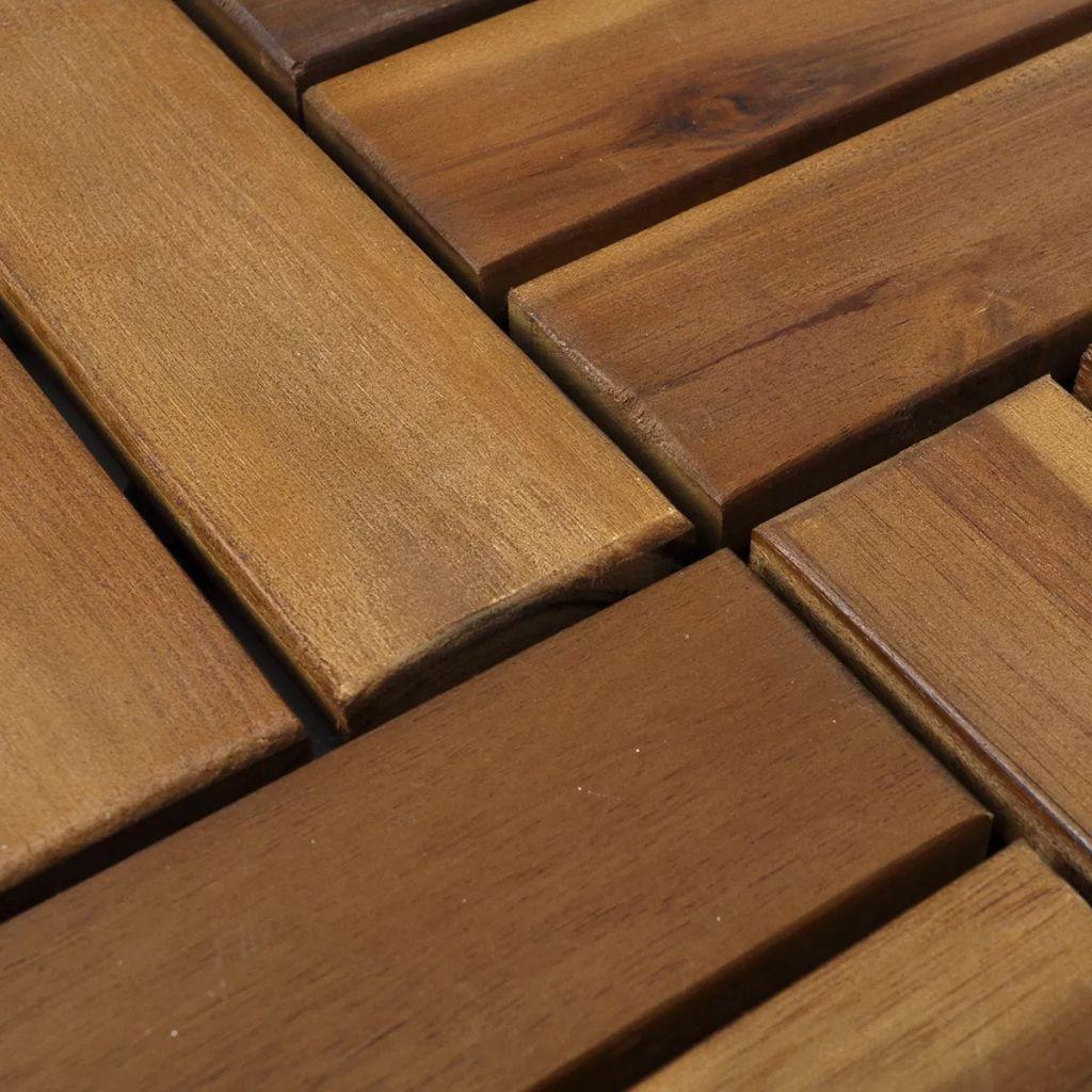 Decking Tiles 30 x 30 cm Acacia Set of 30