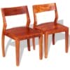 Dining Chairs 2 pcs Solid Acacia Wood Sheesham