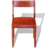 Dining Chairs 2 pcs Solid Acacia Wood Sheesham