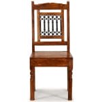 Dining Chairs 2 pcs Solid Wood with Sheesham Finish Classic 2