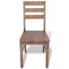 Dining Chairs 4 pcs Solid Acacia Wood 42x49x90 cm