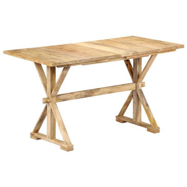 Dining Table 118X58X76 Cm Solid Mango Wood