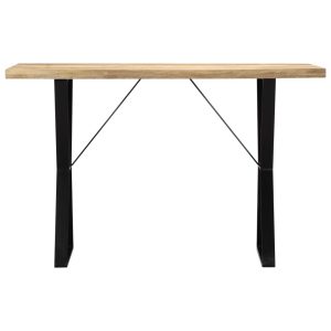 Dining Table 120X60X76 Cm Solid Mango Wood