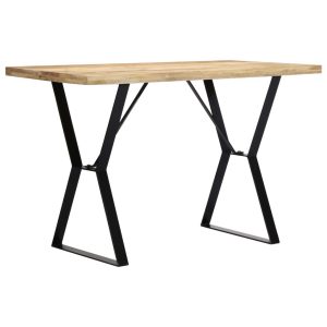 Dining Table 120X60X76 Cm Solid Mango Wood